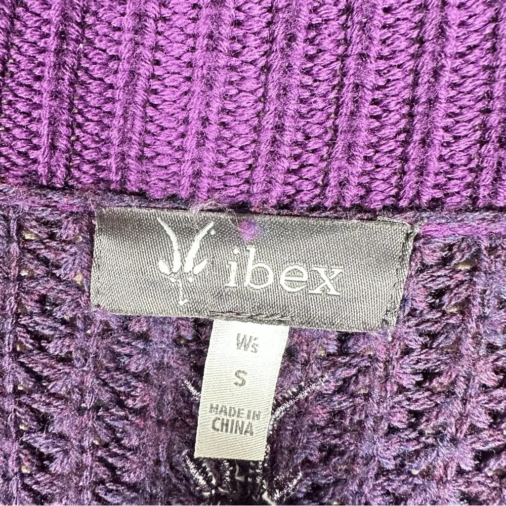 IBEX Chunky Merino Knit Open Front Cocoon Duster Cardigan - Picture 7 of 8